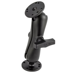 Double arm for 2 C-balls. 15 cm. Incl. 2 C-balls with 6-hole mounting plate