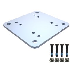 Mounting bracket 3x3 "w / hole pattern for B-C ball