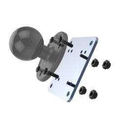 Mounting bracket 3x3 "w / hole pattern for B-C ball