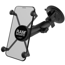 RAM X-grip for smartphones, with B-ball, arm 15 cm, suction cup B