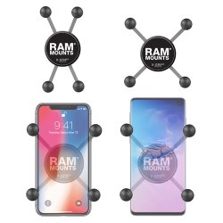 RAM X-grip for smartphone, with B-ball