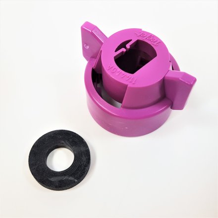 Quick TeeJet Cap, XR/TT/TTJ/AIXR, violet, washer