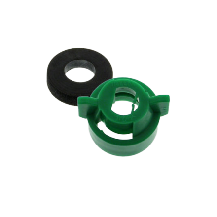 Quick TeeJet Cap, XR/TT/TTJ/AIXR, green, washer