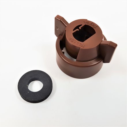 Quick TeeJet Cap, XR/TT/TTJ/AIXR, brown, washer