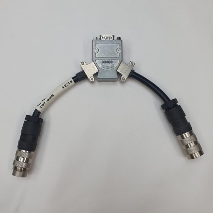 Cable 8p Binder Male/Female + D-SUB 9p