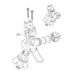 Turret Nozzle Triplet, 1" Pipe