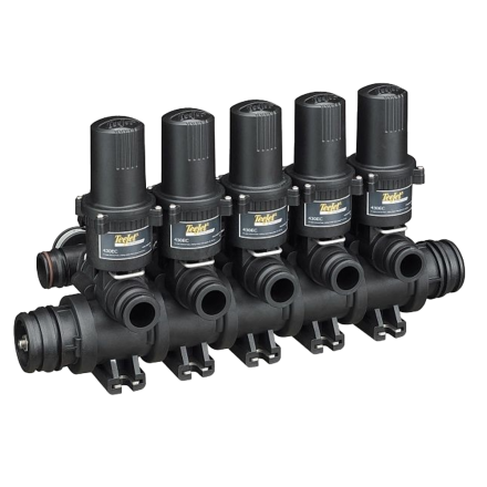 TeeJet 430 Manifold, 5 sections, 3-way Valves, M50 Flange