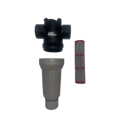 Strainer 1", Polypro, BSPT, ISO Red, 30 Mesh