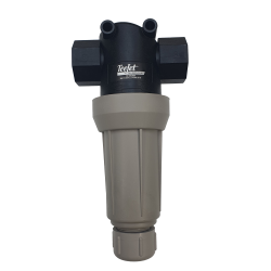 Strainer 1", Polypro, BSPT, ISO Red, 30 Mesh