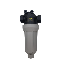 Strainer 1 1/4", Polypro, BSPT, ISO Blue, 50 Mesh