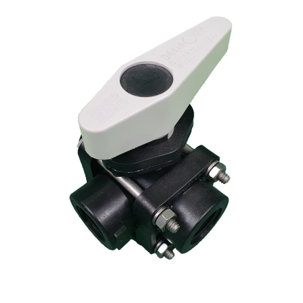 Ball Valve 3-way, BSPT 3/4